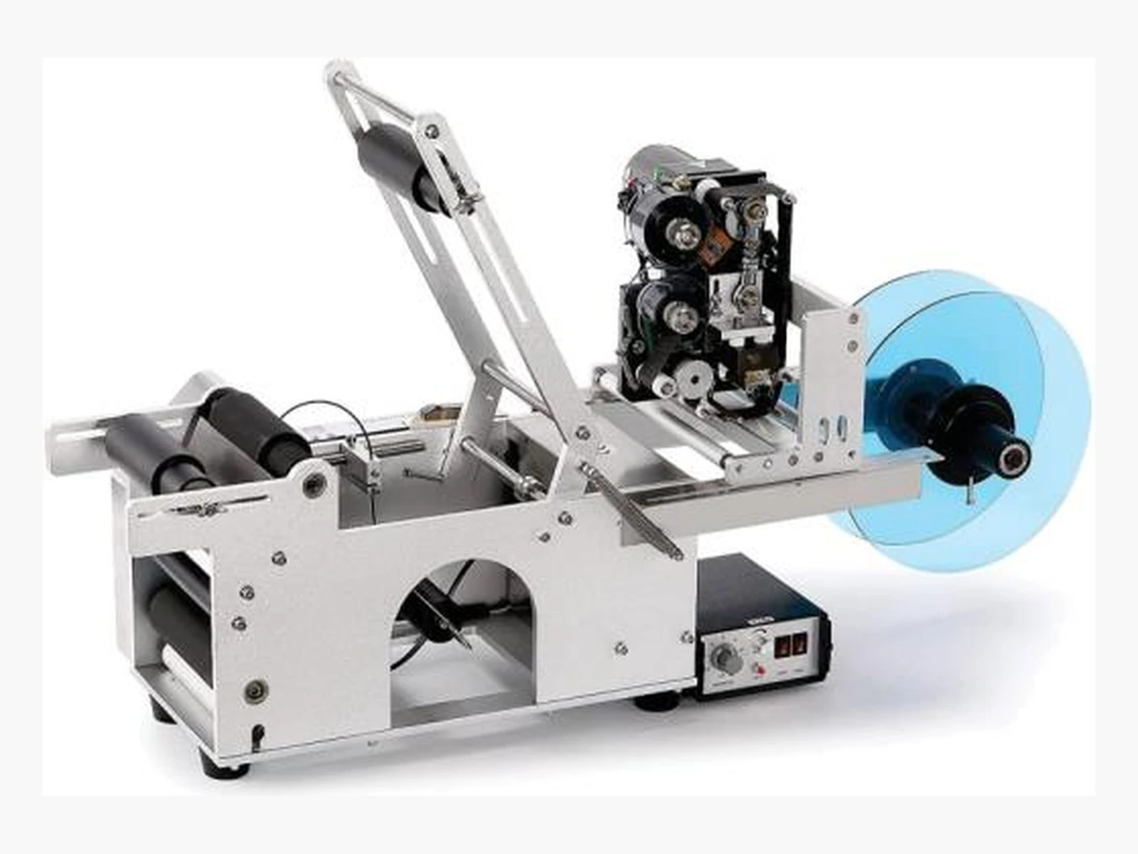 Semi-automatic Round Bottle Labeling Machine — Labelling Machine Supplier India | VPX Machinery Indore